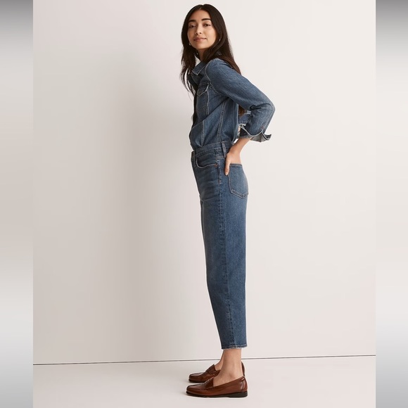 Madewell Balloon Barrel Jeans in Ellisboro Wash NWT - Picture 2 of 5